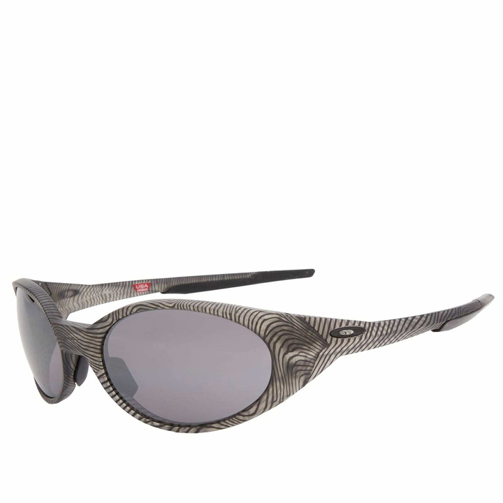 Photo: Oakley Eyejacket Redux Sunglasses in Matte Grey Ink Fingerprint/Prizm Black 