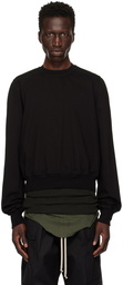 Rick Owens Black Porterville Crewneck Sweatshirt