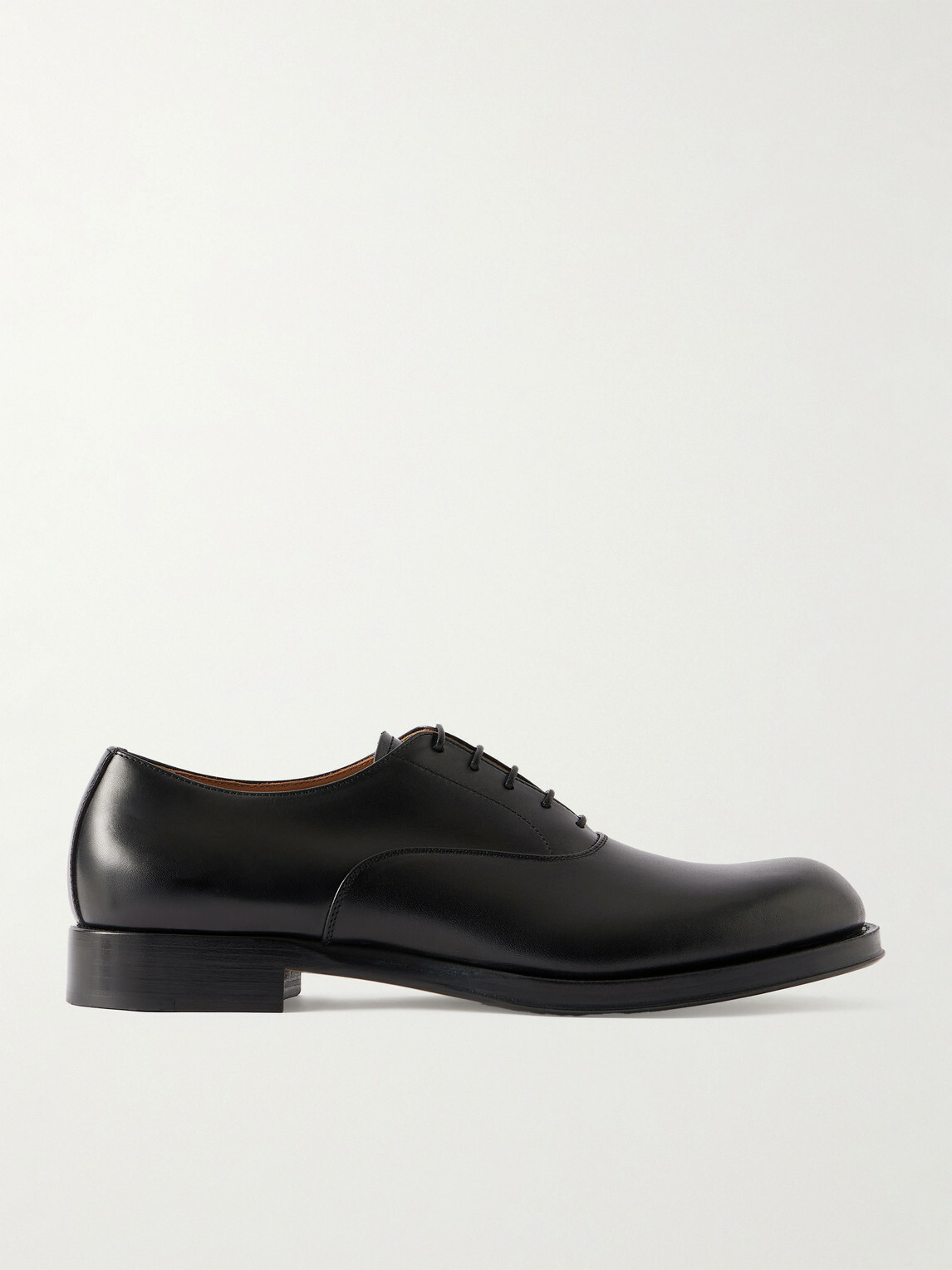 Dries Van Noten - Leather Derby Shoes - Black