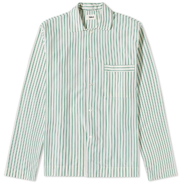 Photo: Tekla Fabrics Sleep Shirt in Clover Stripes