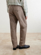 NN07 - Brendan 10042 Straight-Leg Organic Cotton-Blend Chinos - Brown