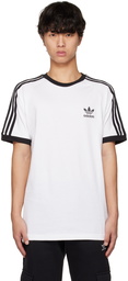 adidas Originals White Adicolor Classics 3-Stripes T-Shirt