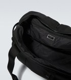 Giorgio Armani Leather-trimmed duffel bag
