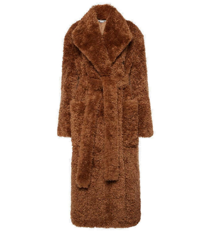 Photo: Stella McCartney Faux fur wrap coat