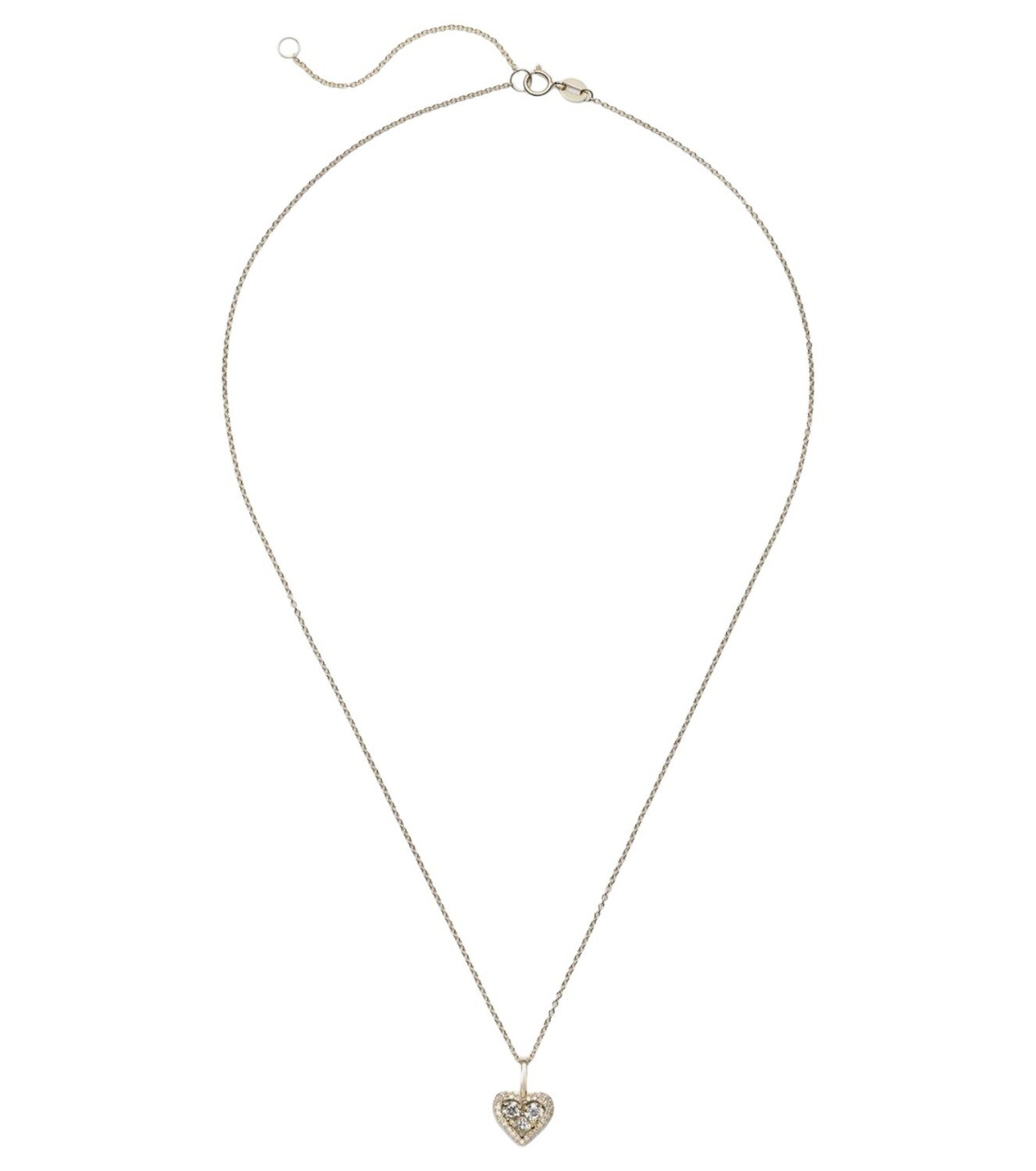 Stone and Strand Take a Pizza My Heart 10kt gold necklace