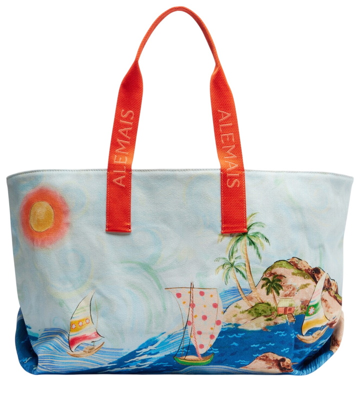 Photo: Alémais Printed cotton canvas tote bag