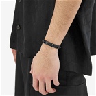 Valentino Men's Rock Stud Bracelet in Nero