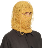 AIREI Yellow Loose Thread Balaclava