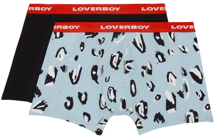 Photo: Charles Jeffrey Loverboy Two-Pack Multicolor Logo Boxer Briefs