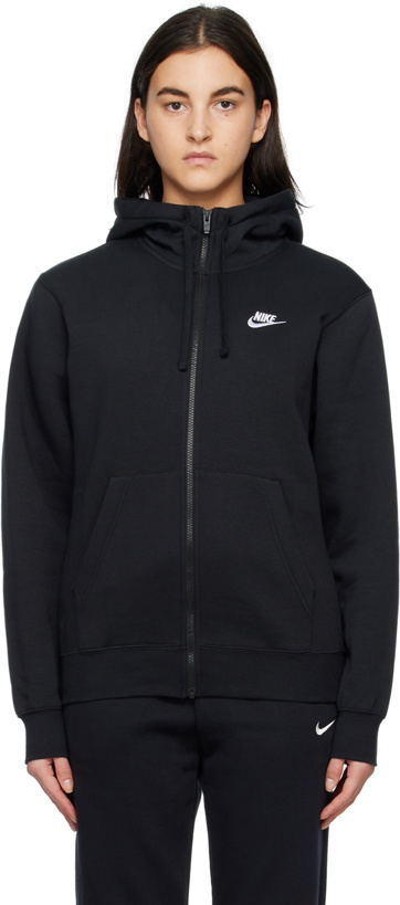 Photo: Nike Black Sportswear Zip Hoodie