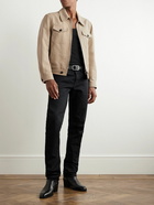 TOM FORD - Cotton-Twill Blouson Jacket - Neutrals