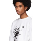 ERL White Nike Edition Witch Sweatshirt