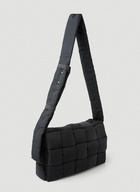 Paper Cassette Crossbody Bag in Black