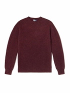 Drake's - HIM Shetland Wool Sweater - Burgundy
