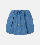 Patou Denim miniskirt