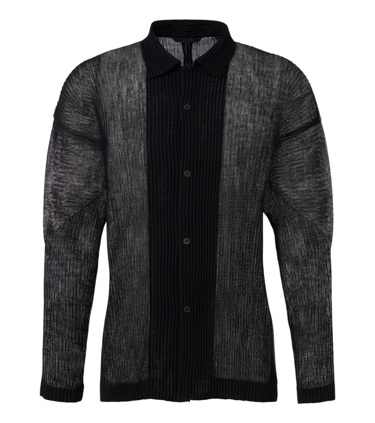 HOMME PLISSÉ ISSEY MIYAKE Black Rustic Turtleneck Homme Plisse