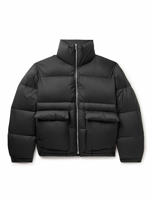 Photo: Auralee - Quilted Nylon-Ripstop Down Jacket - Black