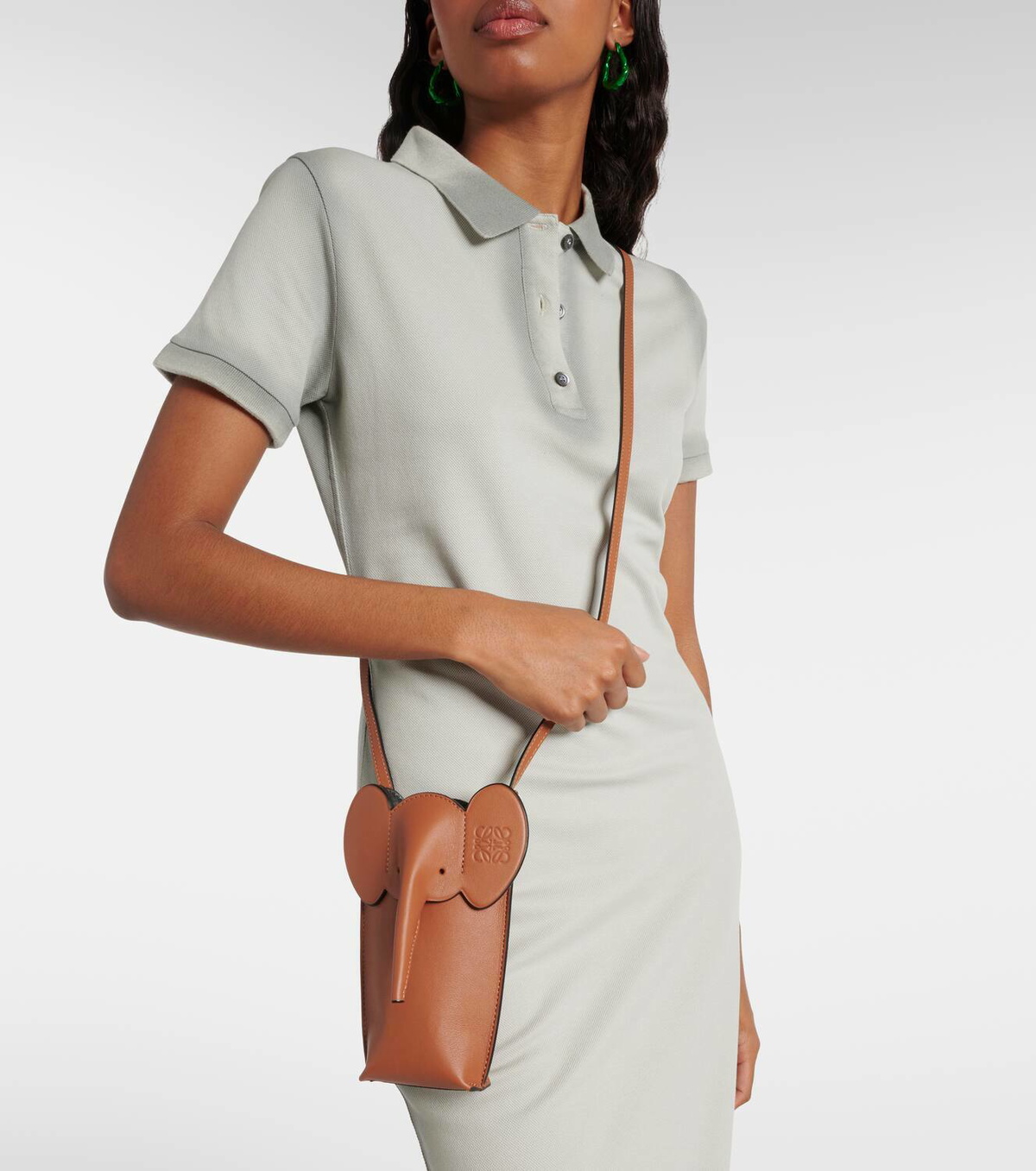 Loewe Elephant Pocket leather crossbody bag Loewe