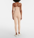 Adidas by Stella McCartney Ruched high-rise leggings