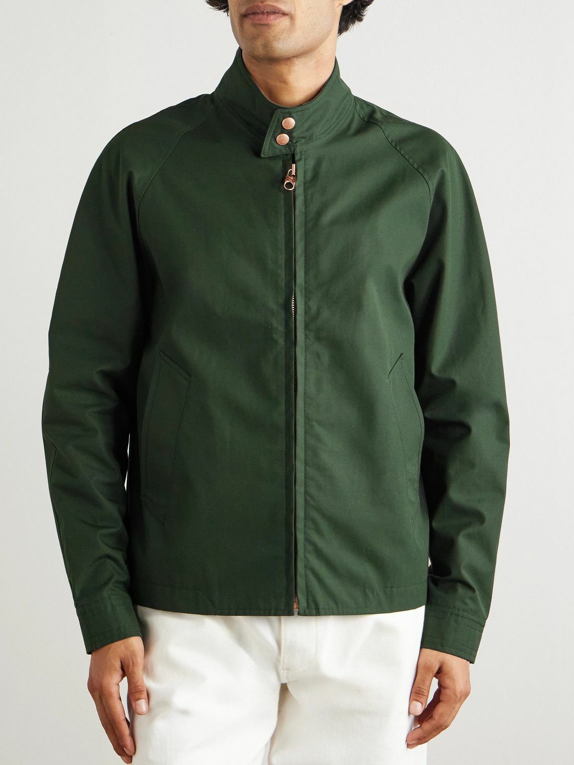 Private White V.C. - Cotton-Ventile Harrington Jacket - Green
