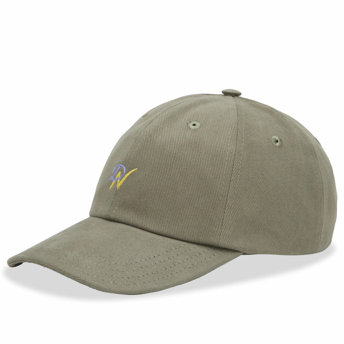 Drake's Men's x Nanga Twill Baseball Cap in Green 