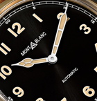 Montblanc - 1858 Automatic 40mm Stainless Steel, Bronze and Leather Watch, Ref. No. 117833 - Black