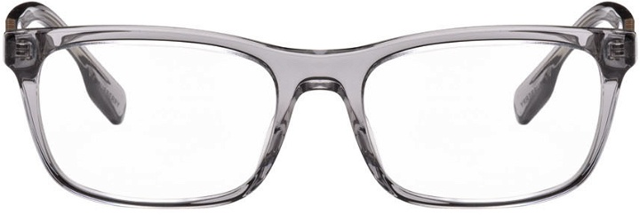Photo: Burberry Gray Rectangular Glasses