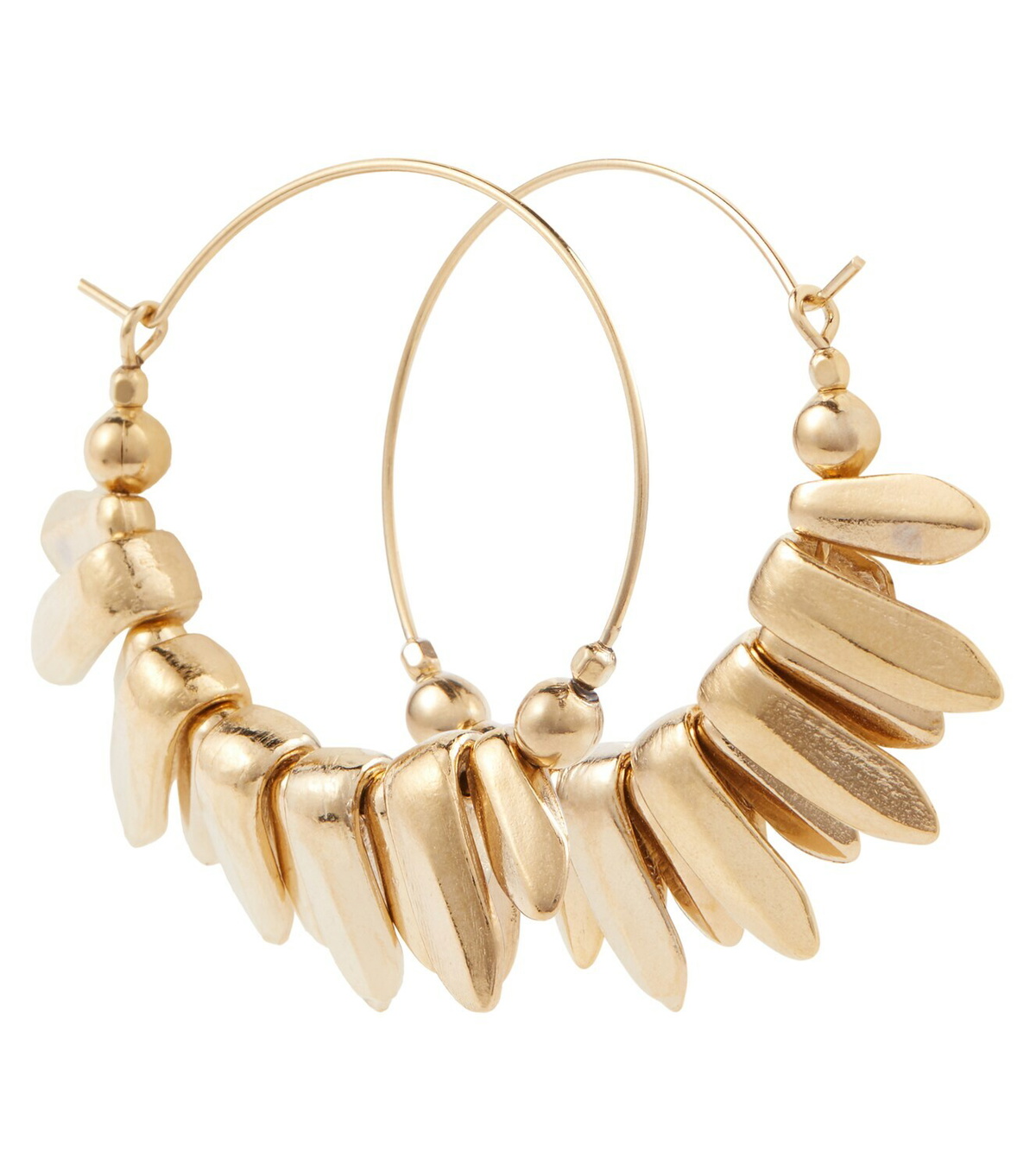 Isabel Marant Boucle D'Oreil embellished hoop earrings