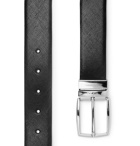 Hugo Boss - 3.5cm Reversible Leather Belt and Silver-Tone Money Clip Gift Set - Men - Black