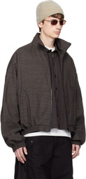 FFFPOSTALSERVICE Brown Vented OS Track Jacket