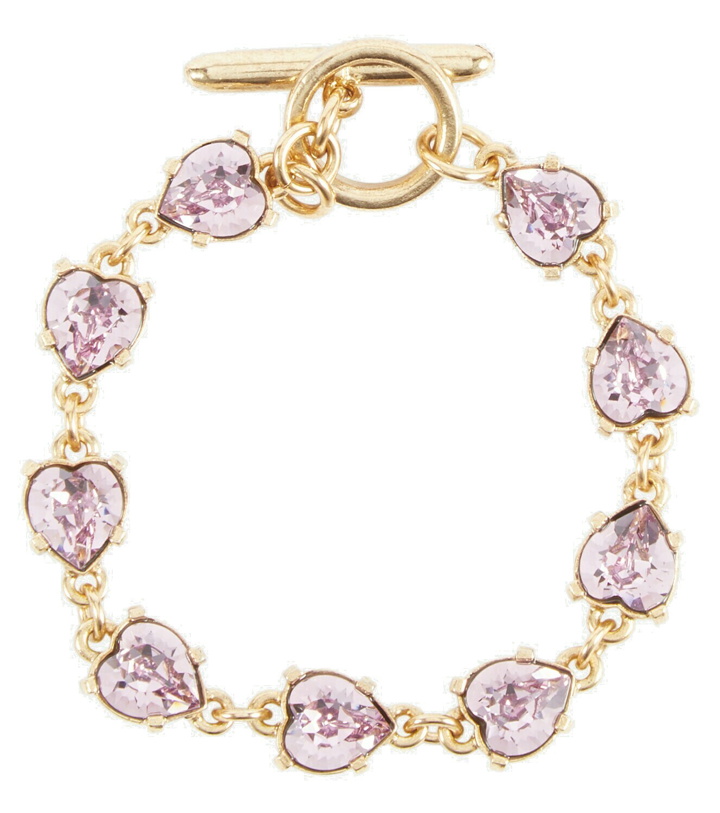 Photo: Oscar de la Renta Crystal-embellished bracelet