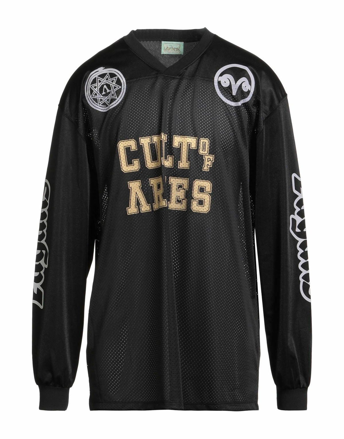 Aries Mens T-shirt in Black