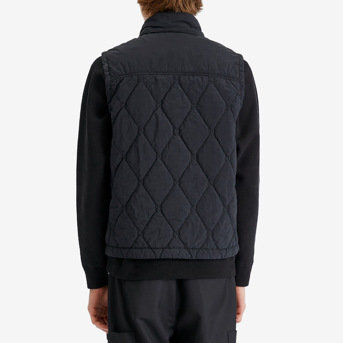 ま*っ様 STONE  PRIMALOFT vest Stone Island Men's Ghost Piece Nylon Smerigliato PrimaLoft Vest in