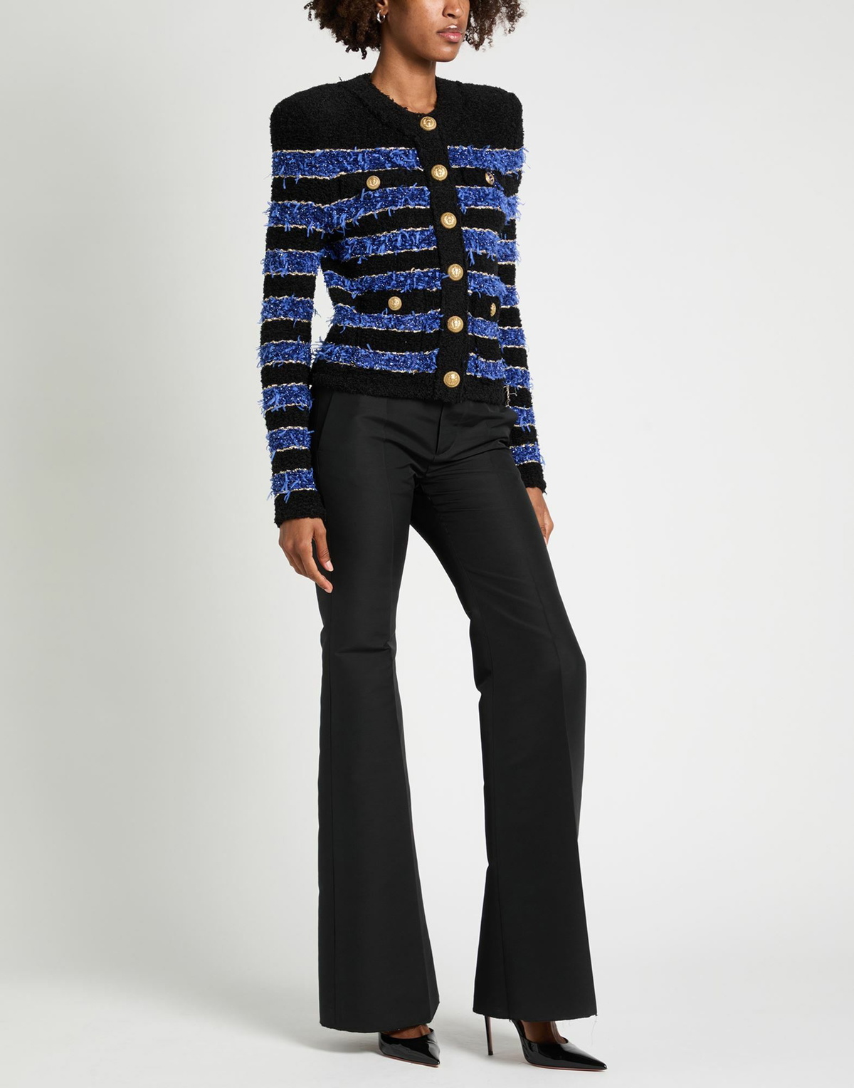 Balmain Womens Jacket in Blue