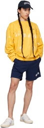 Sporty & Rich Yellow Serif Sweatshirt