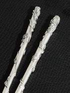 Enfants Riches Déprimés - Engraved Silver Chopsticks and Hashioki