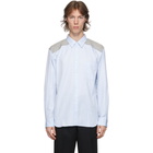 Comme des Garcons Homme Deux Blue Stripe Dobby Shirt