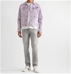 TOM FORD - Garment-Dyed Denim Jacket - Purple