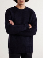 SAINT LAURENT - Alpaca-Blend Sweater - Blue