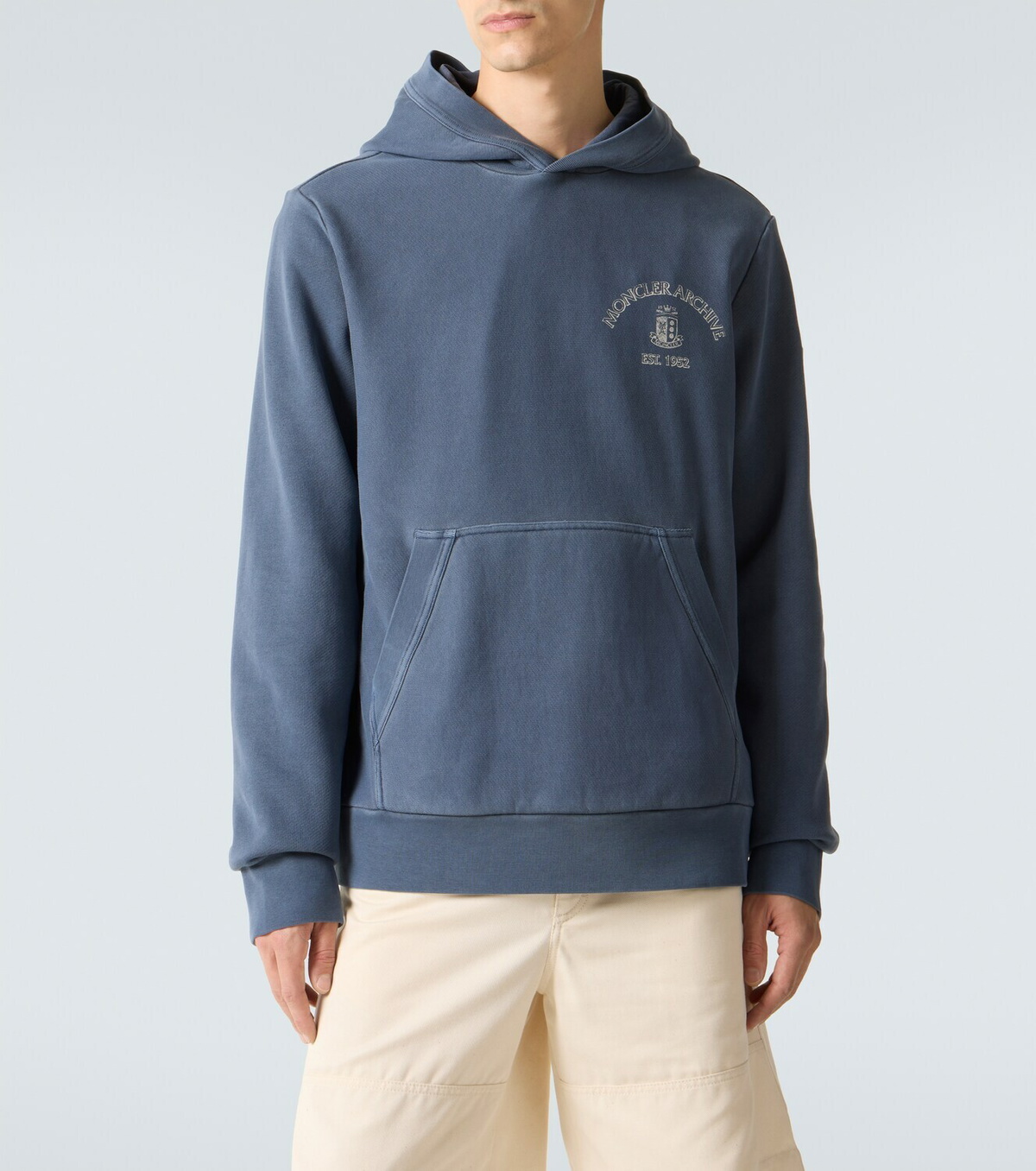 Moncler Logo cotton hoodie
