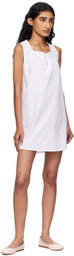 Fruity Booty White Broderie Minidress