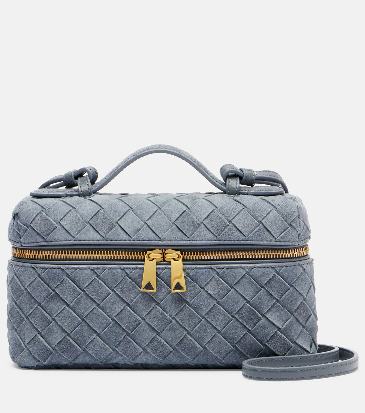 Bottega Veneta Bang Bang Intrecciato suede vanity bag