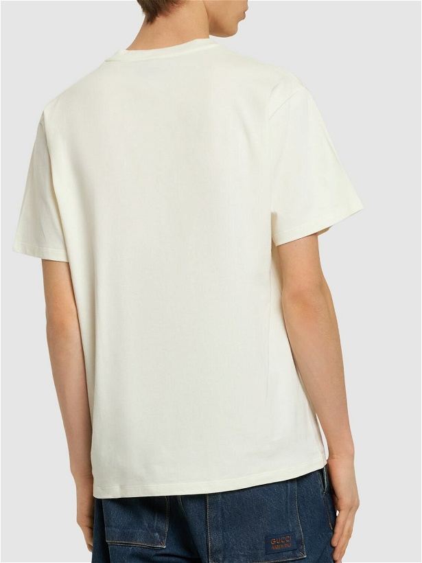 Photo: GUCCI - Oversize Printed Cotton Jersey T-shirt