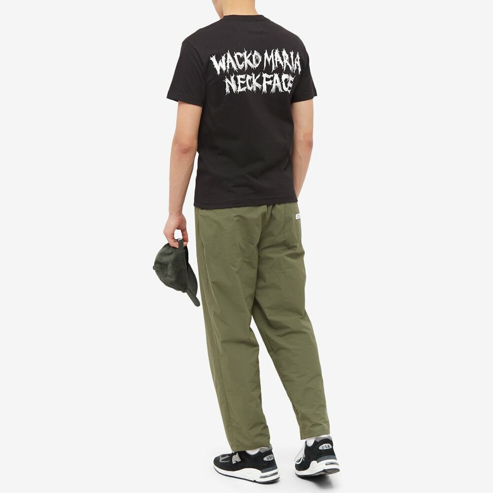 Wacko Maria Men's Neck Face Anniversary T-Shirt in Black Wacko Maria