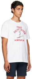 Polo Ralph Lauren White Logo Graphic T-Shirt