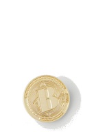Crypto Coin Pin in Gold