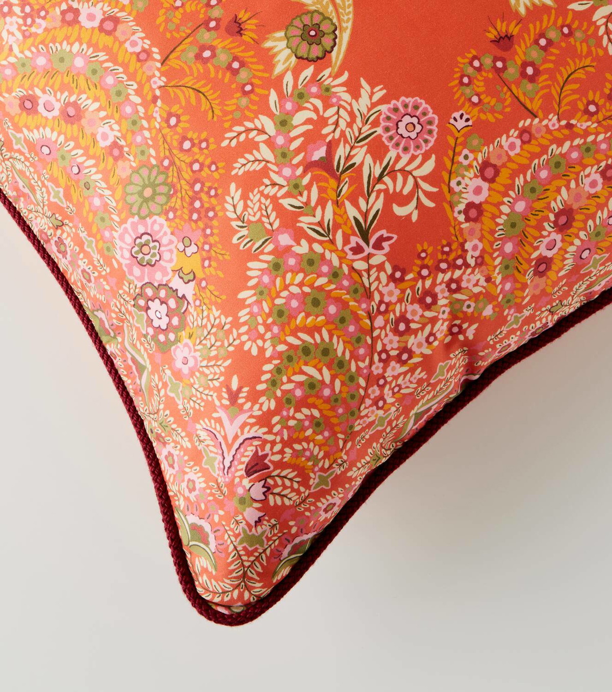 Etro Floral cotton jacquard cushion
