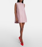 Balenciaga Silk and wool minidress