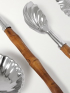 SOHO HOME - Masen Stainless Steel and Bamboo Serving Set