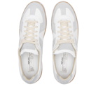 Maison Margiela Men's Painted Sole Replica Sneakers in Off-White